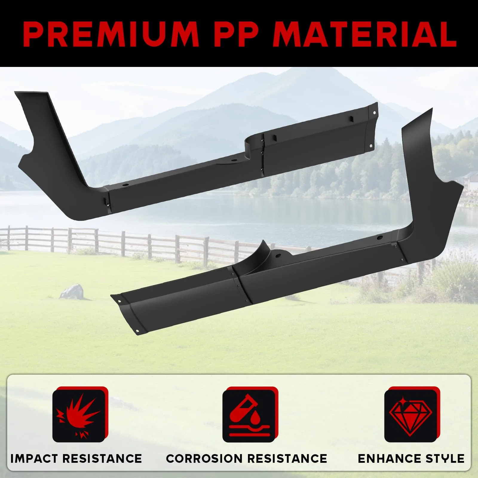 XUTVOTOR Club Car Tempo Floormat Retainer Side Panel image 4