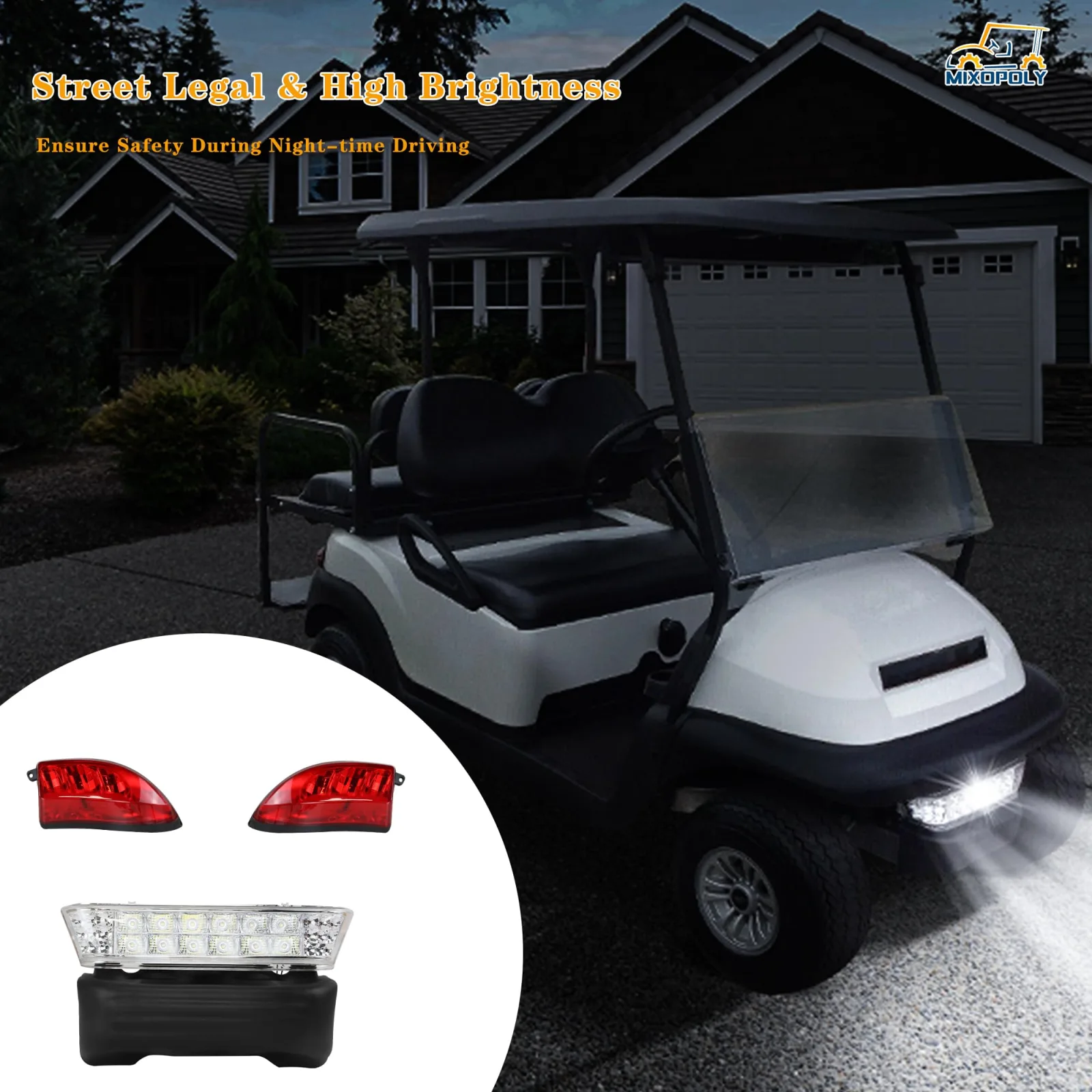 MIXOPOLY Light Kit for Club Car Precedent 2004-Up image 3