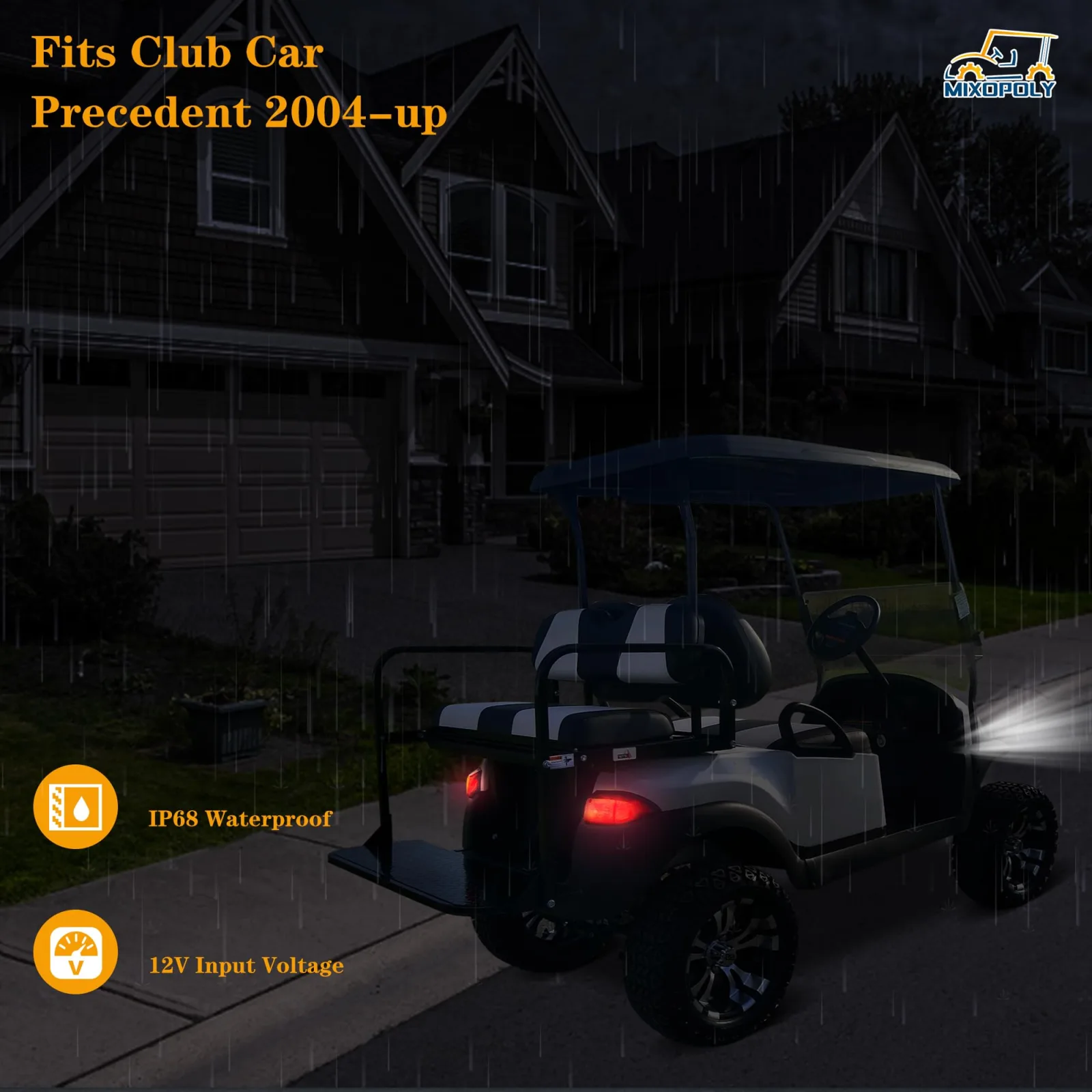 MIXOPOLY Light Kit for Club Car Precedent 2004-Up image 4