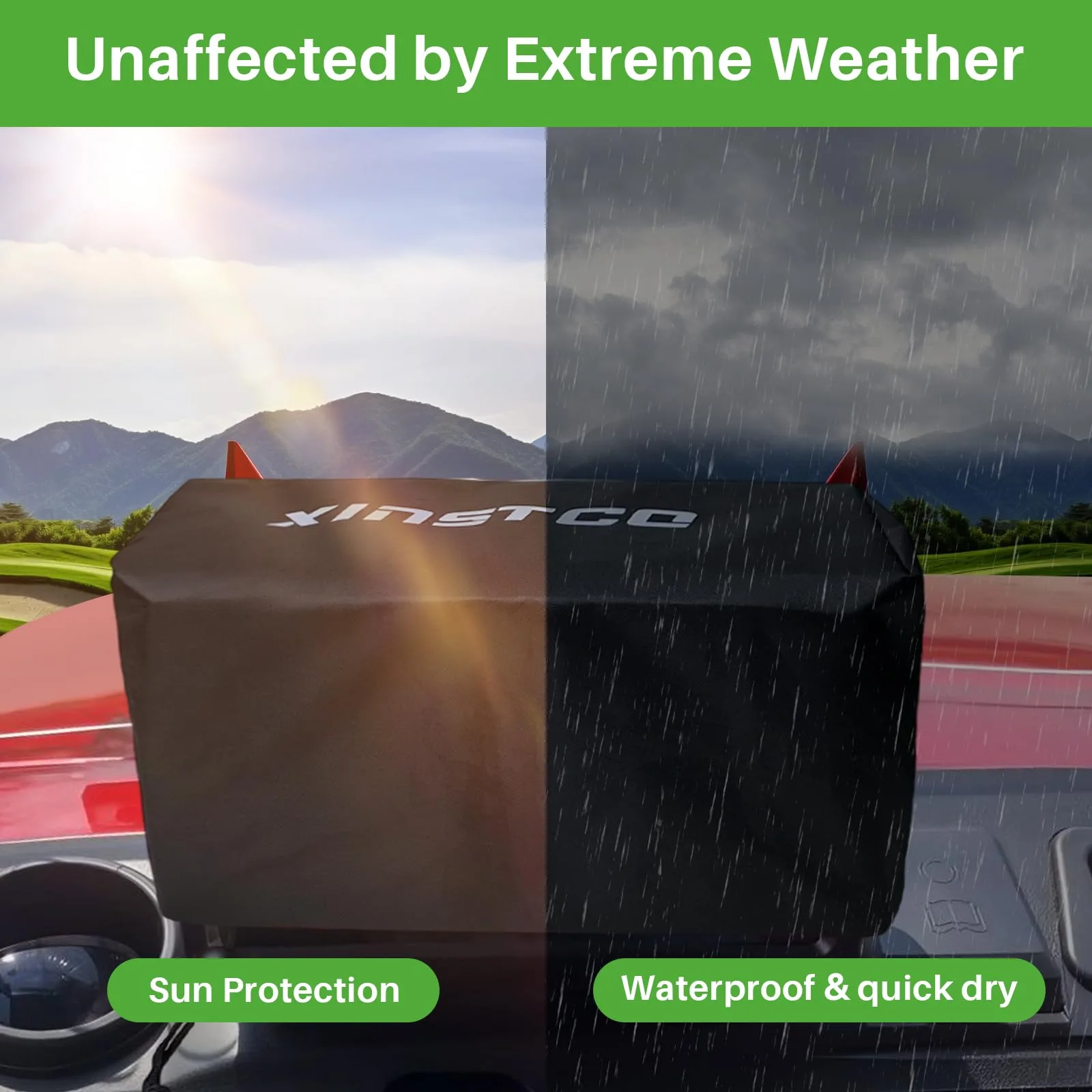 XINSTCO Golf Cart Touchscreen Cover for Evolution and Denago image 4