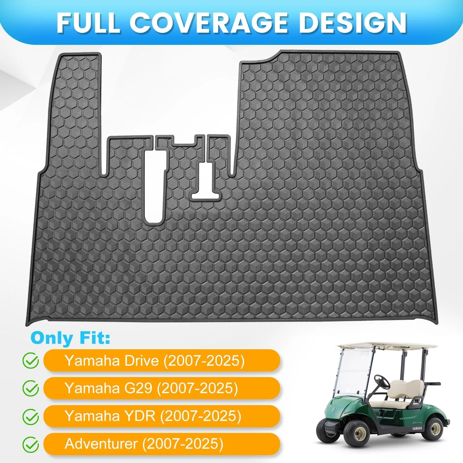 iLSKW Rubber Floor Mat for Yamaha G29 and Drive Gen1 image 2