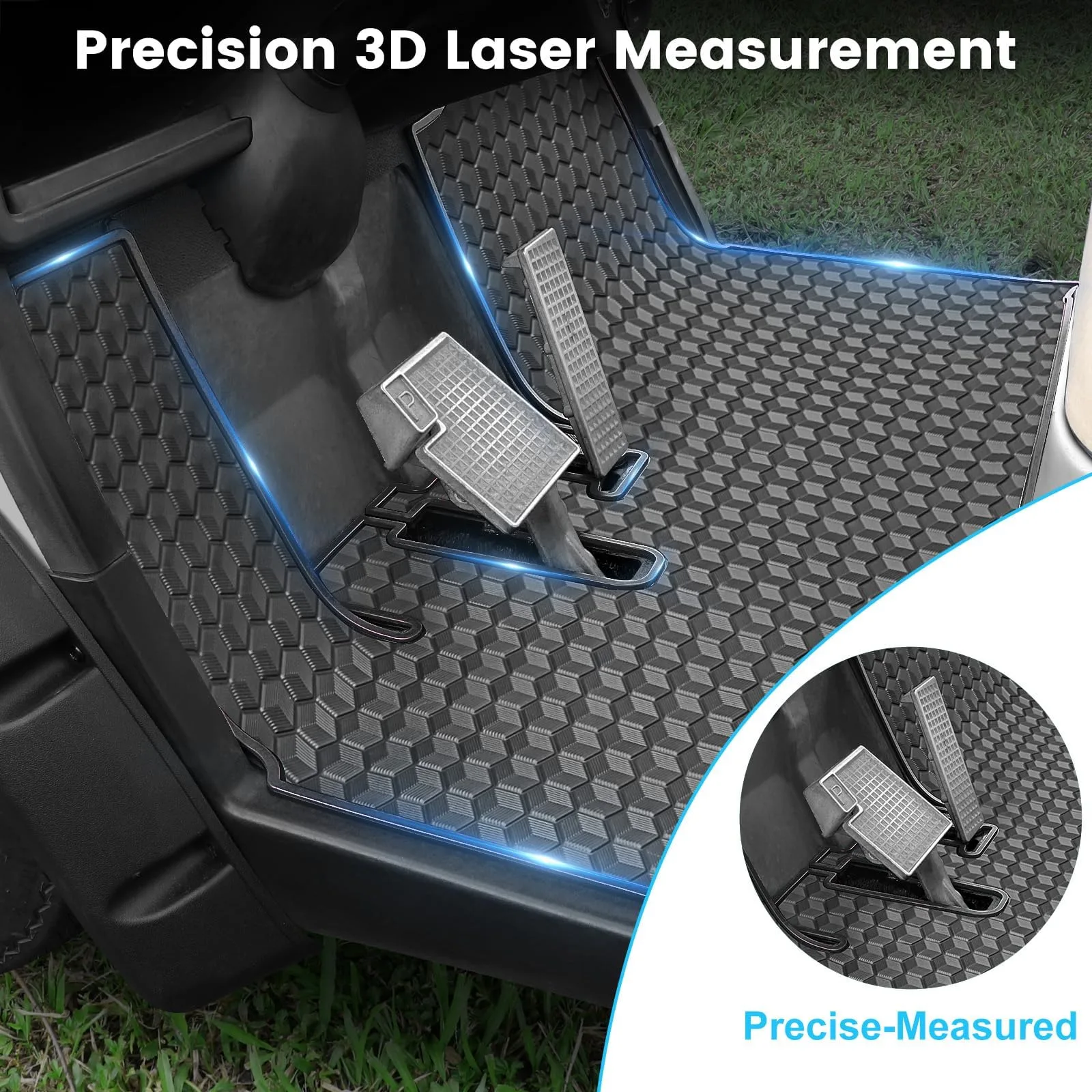 iLSKW Rubber Floor Mat for Yamaha G29 and Drive Gen1 image 3