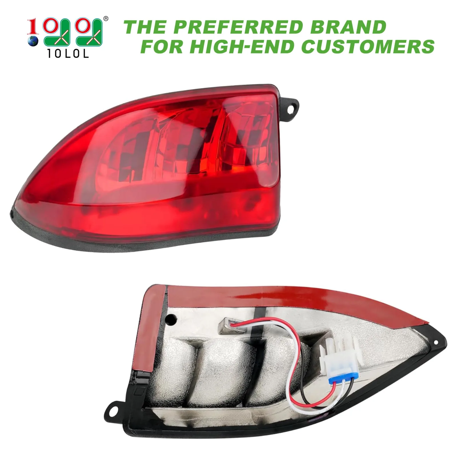 10L0L LED Tail Lights for Club Car Precedent and Tempo image 2