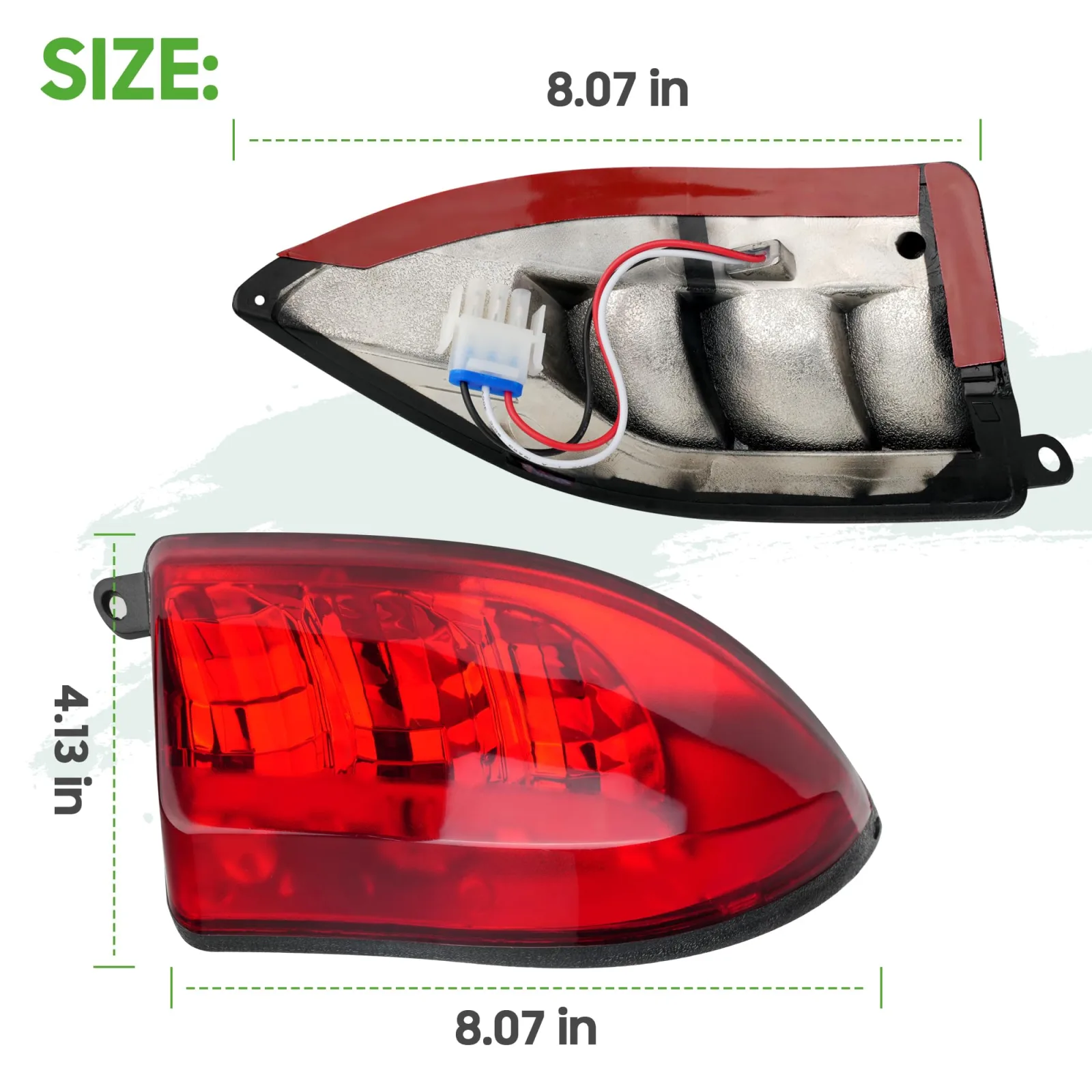 10L0L LED Tail Lights for Club Car Precedent and Tempo image 4