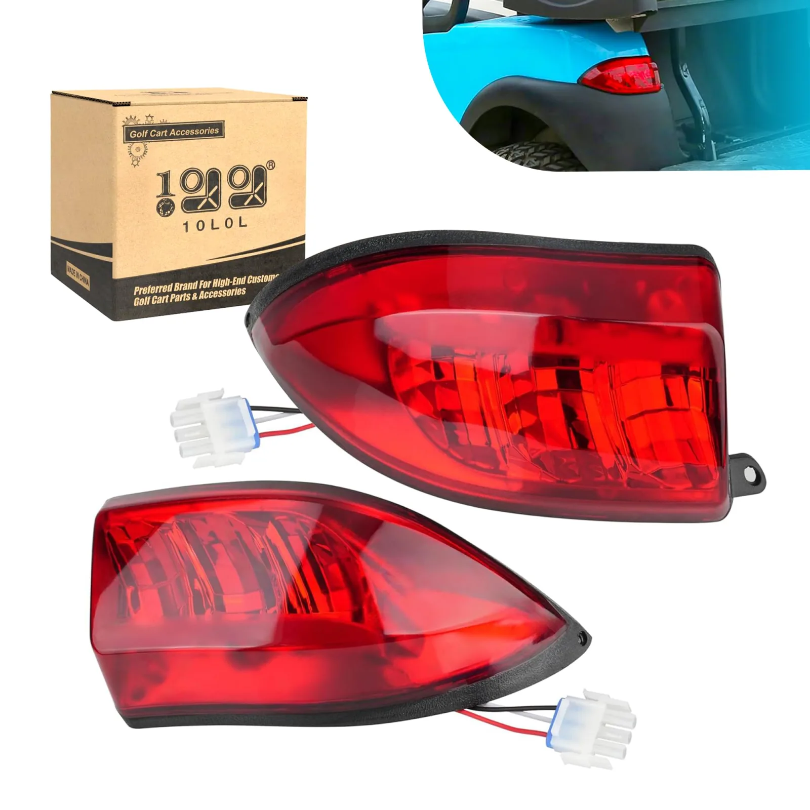 10L0L LED Tail Lights for Club Car Precedent and Tempo