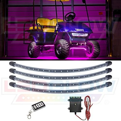LEDGlow LU-G05 Pink Golf Cart Underglow Kit