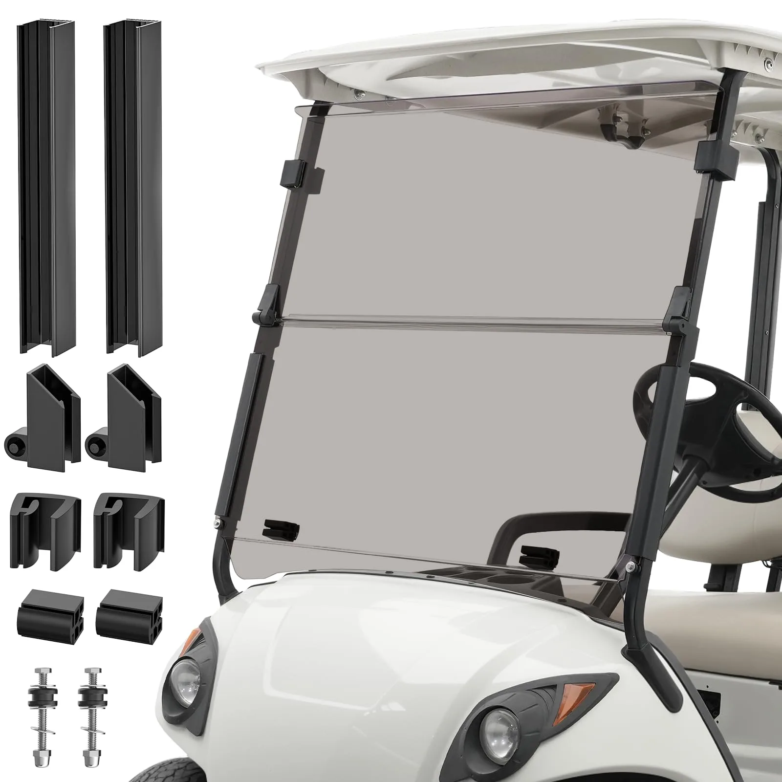 CartClan CT-0238 Tinted Windshield for Yamaha G29/Drive