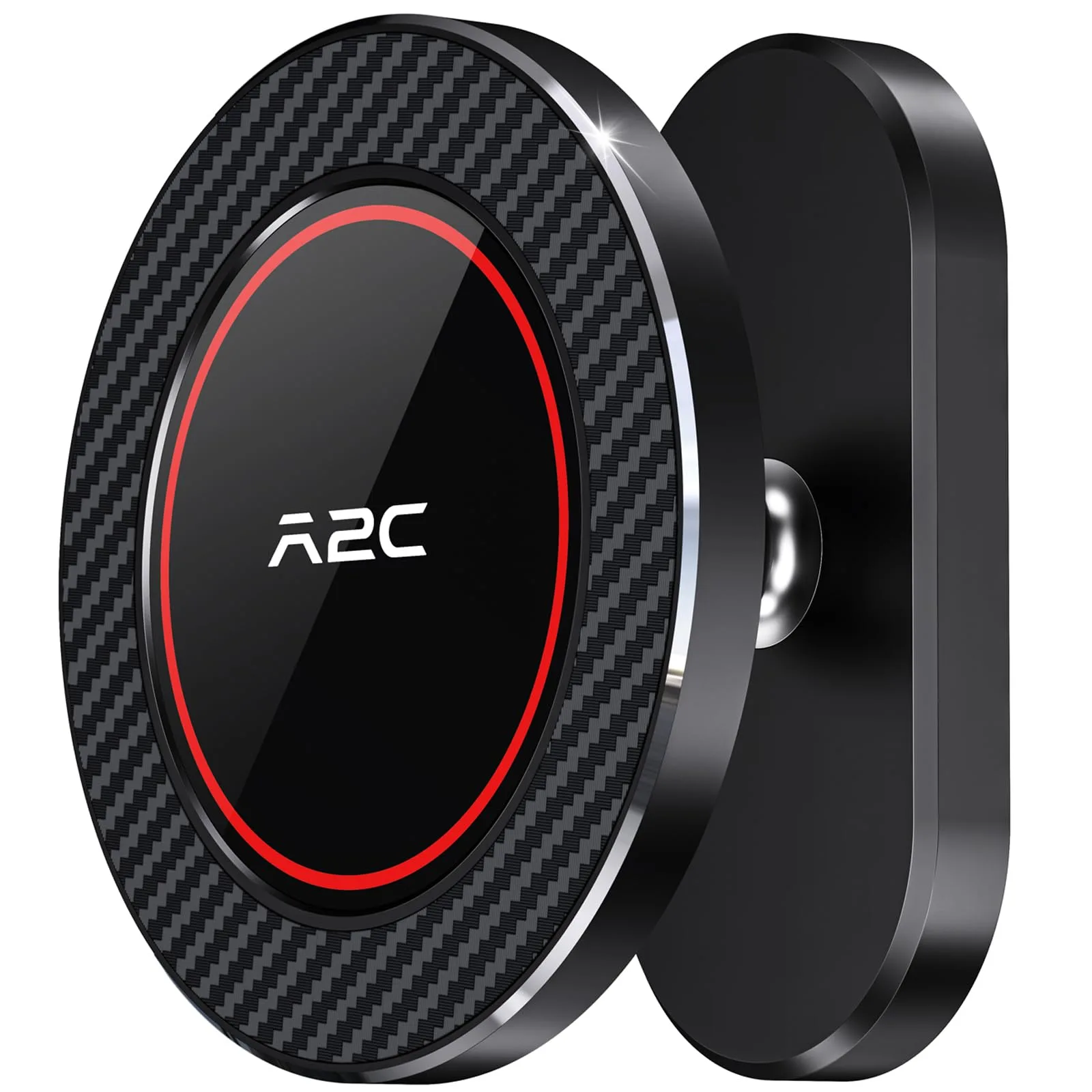 A2C M40S+-BLACK Magnetic Golf Cart Phone Holder
