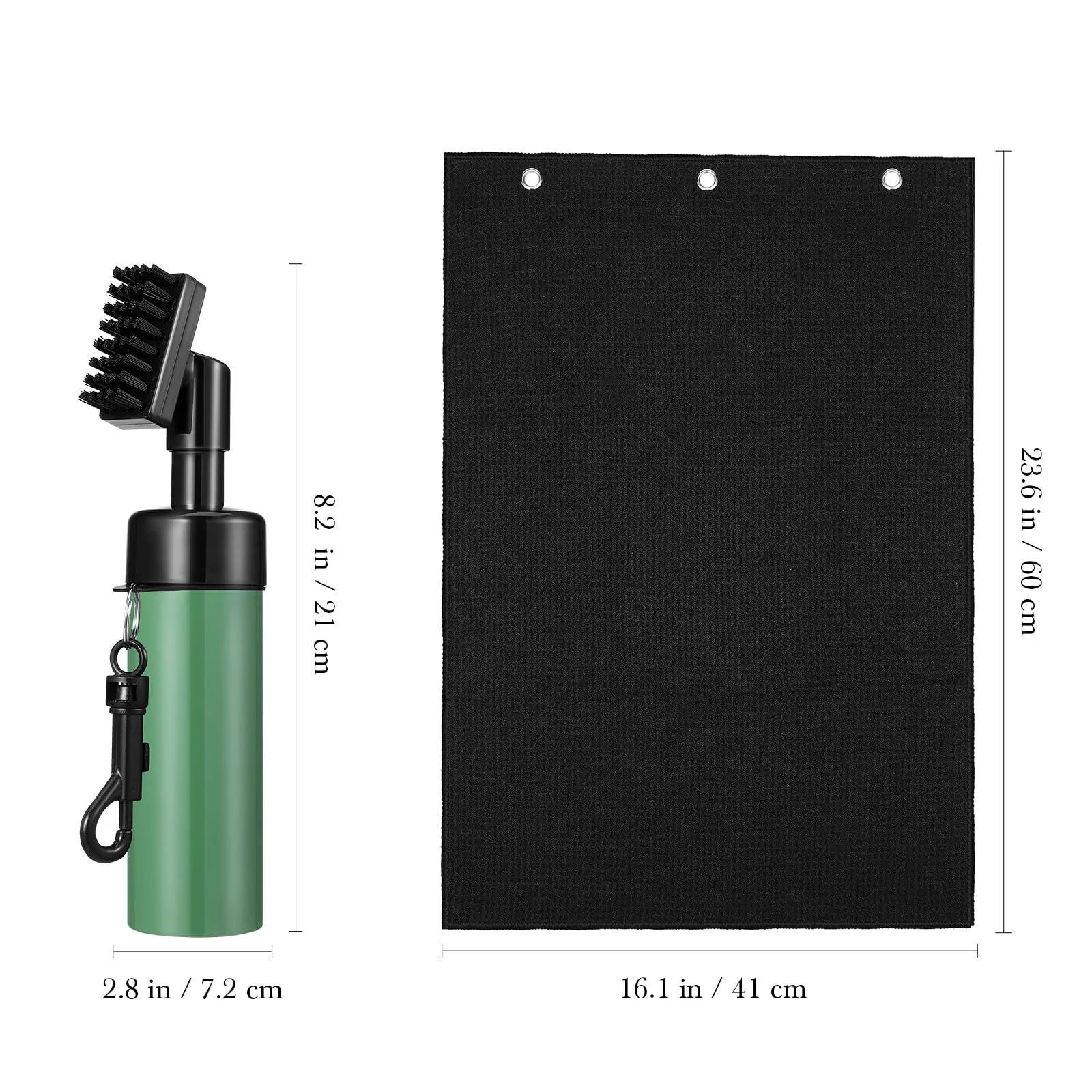 FRCOLOR Portable Golf Club Cleaning Brush Set AFZ50DBLNU31AV1Q1755W0LWQ image 2