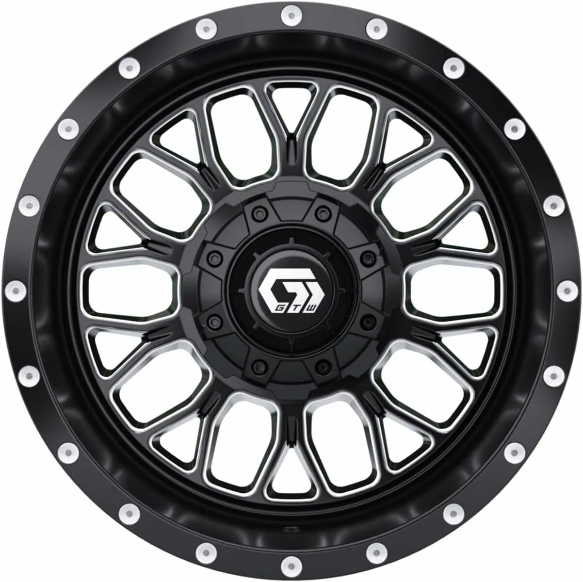 GTW Helix 12-Inch Golf Cart Wheel Set 19-342 image 4