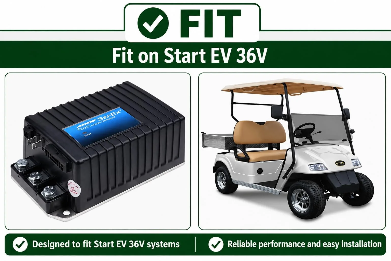 Navitas TSX 440A Controller for Star EV Classic 36V image 2