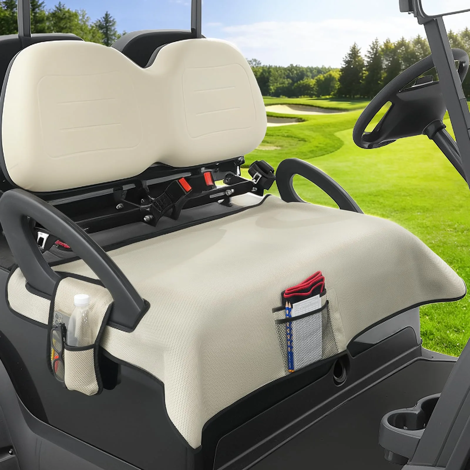 Panglong Golf Cart Seat Cover Blanket FDG-204 Beige