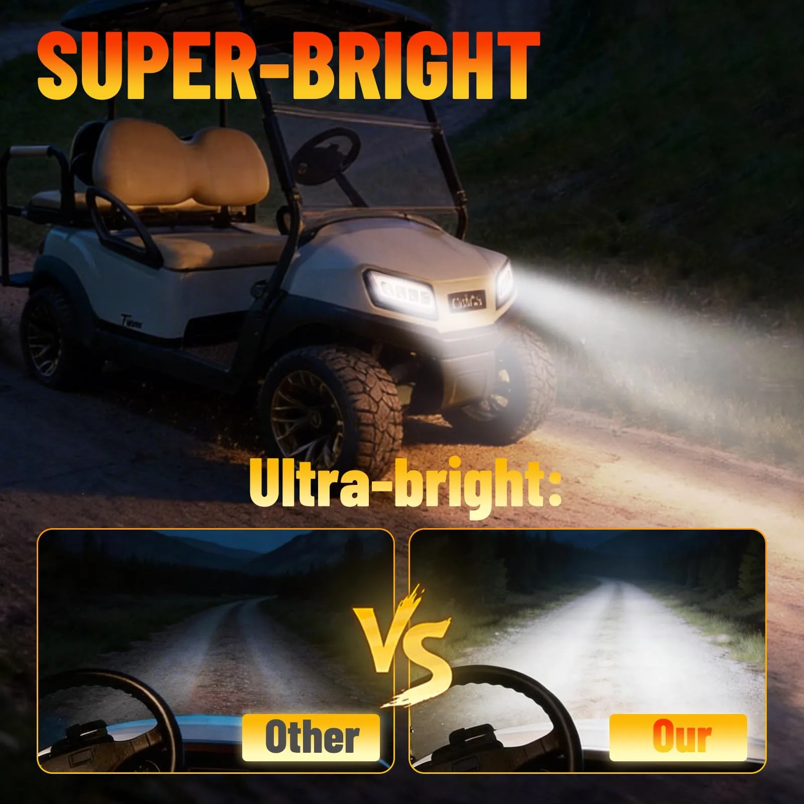 Shu-Ran LED Light Kit for Club Car Tempo Golf Cart image 4