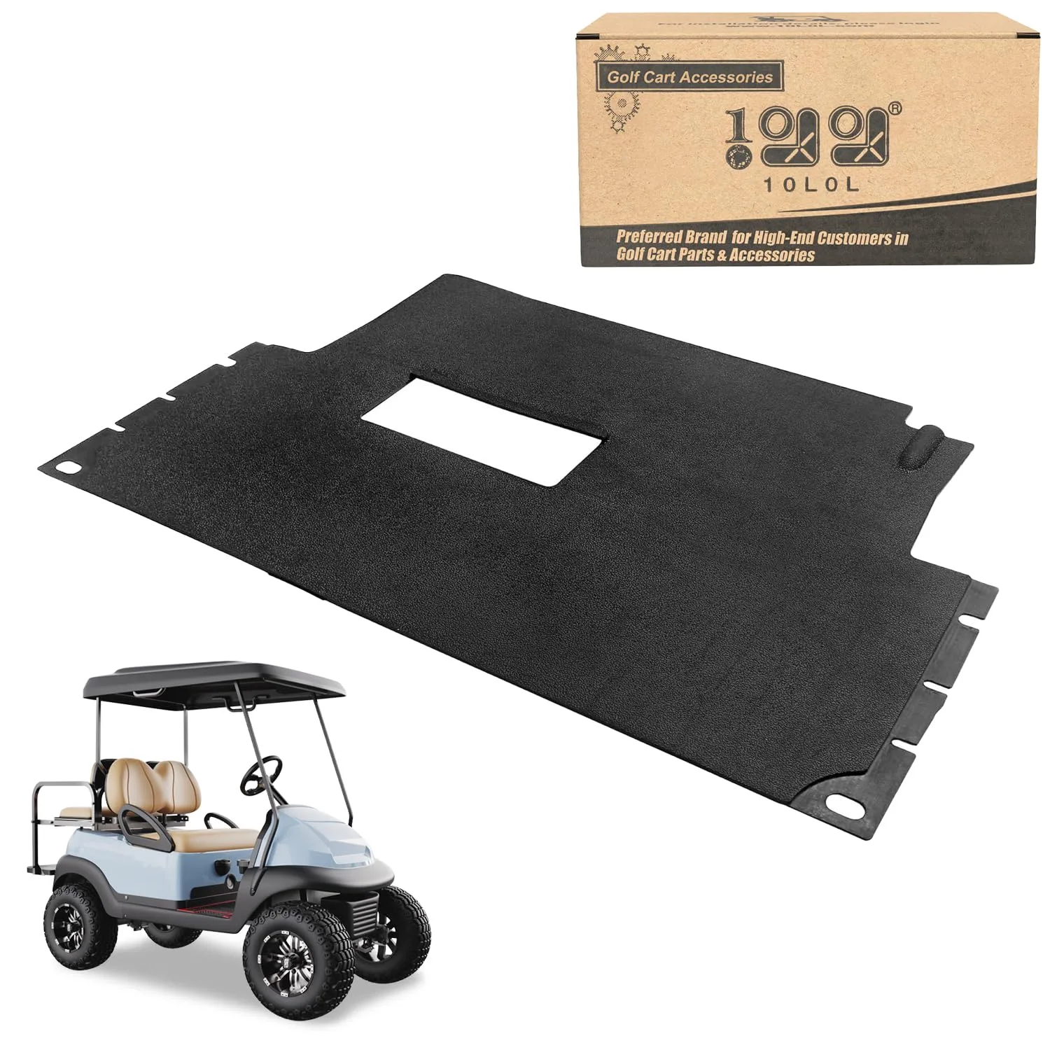 10L0L Floor Mat for Club Car Precedent, Tempo & Onward