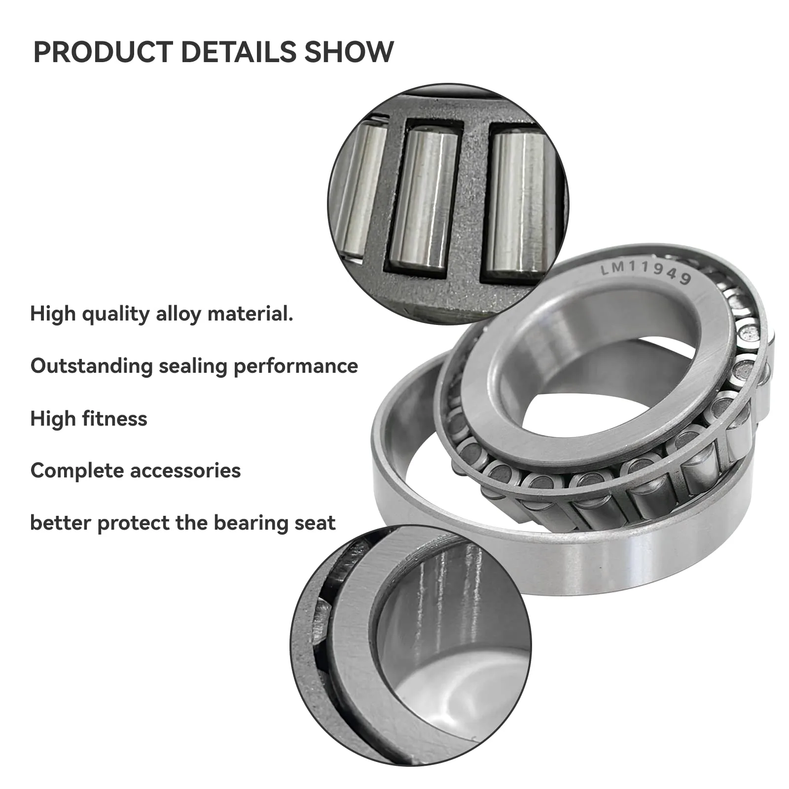 XUANYUDG0769 Club Car DS Front Hub Bearing Seal Kit image 3