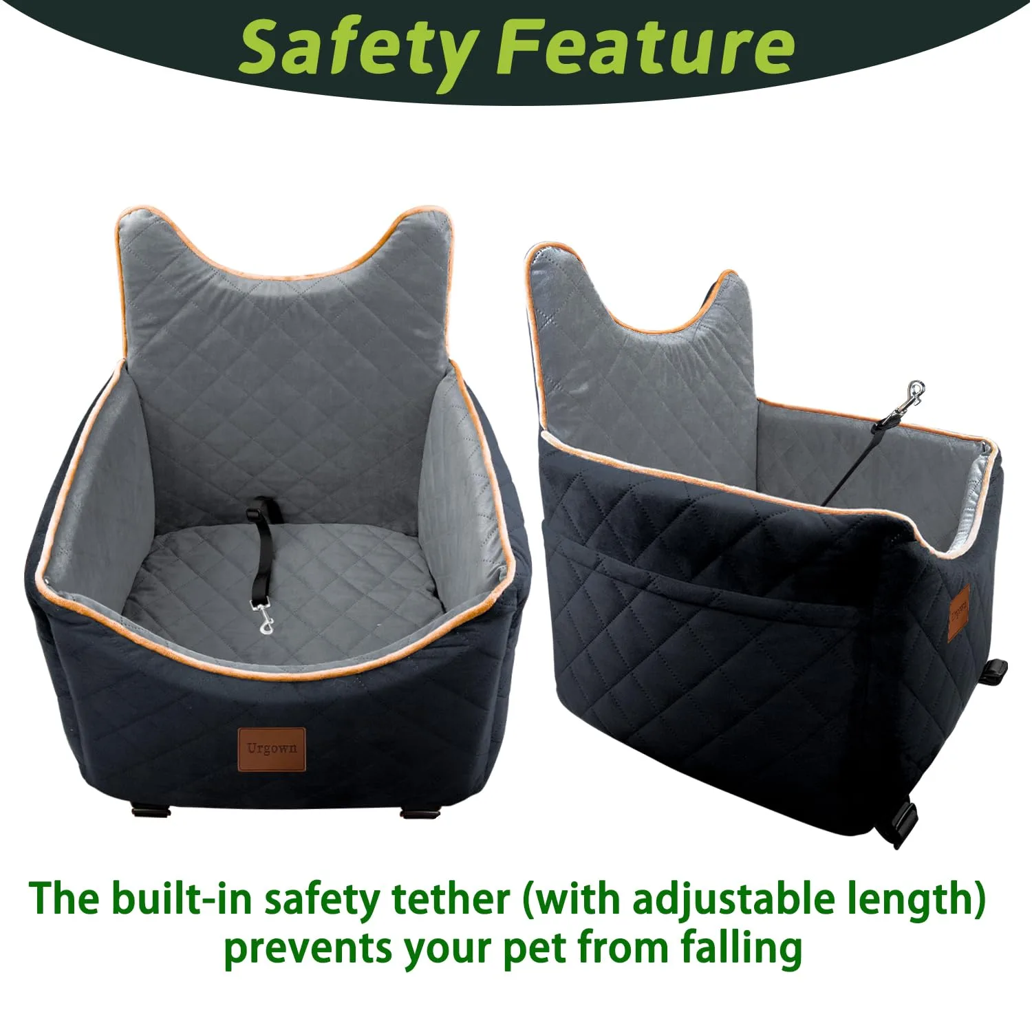 Urgown Golf Cart Dog Seat for Small and Medium Pets image 3