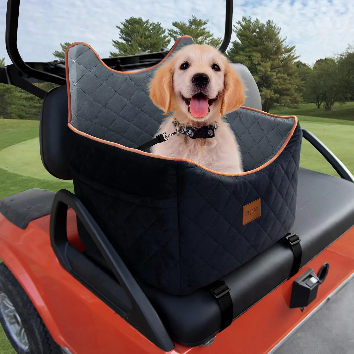 Urgown Golf Cart Dog Seat for Small and Medium Pets