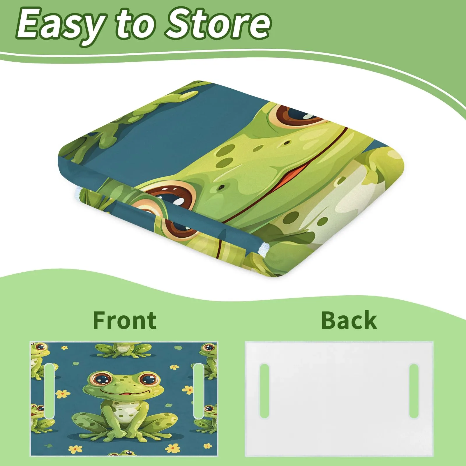 Tiveruda Frogs Golf Cart Seat Cover for Double Seats image 4