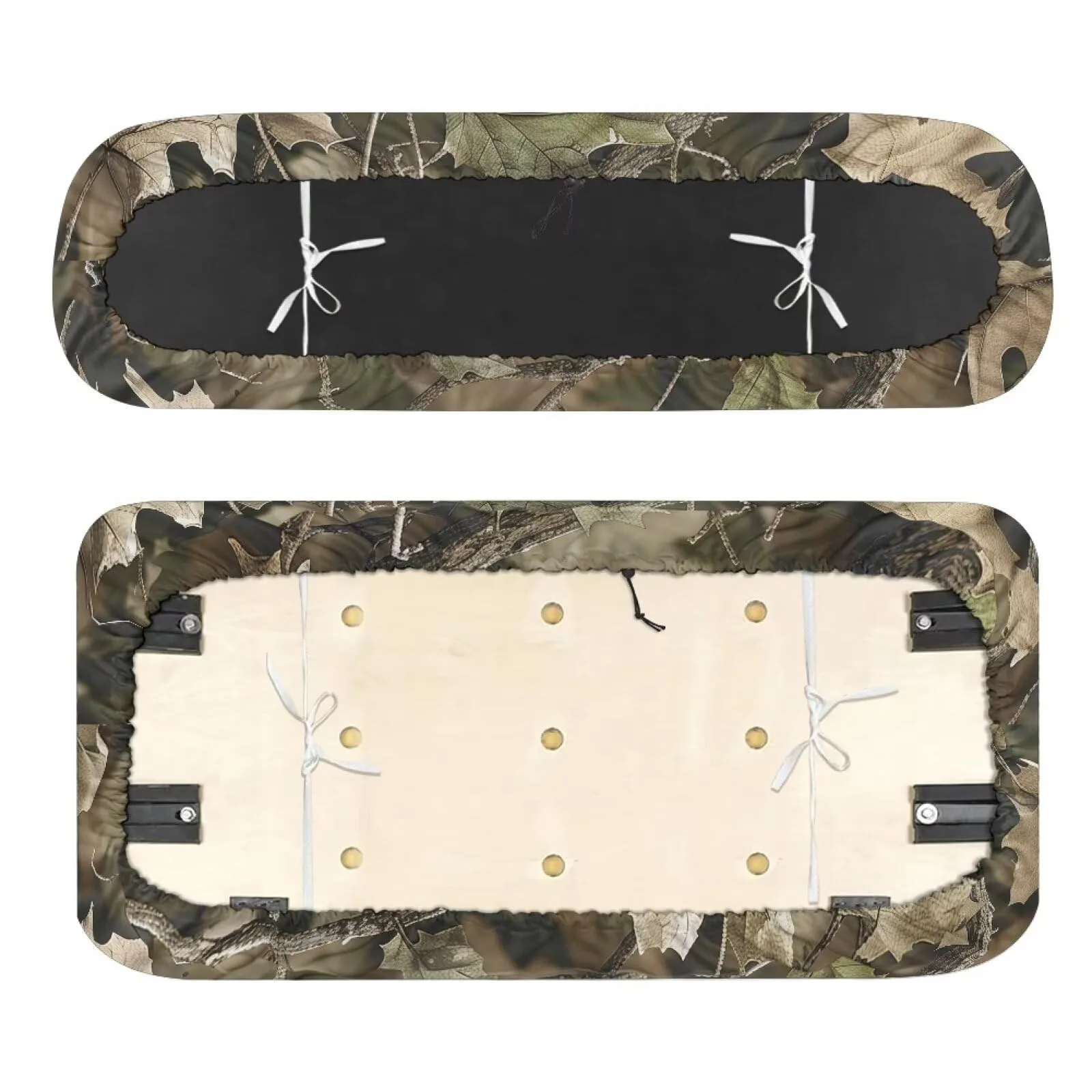 Quidrwyo Maple Leaf Golf Cart Seat Cover Set image 2