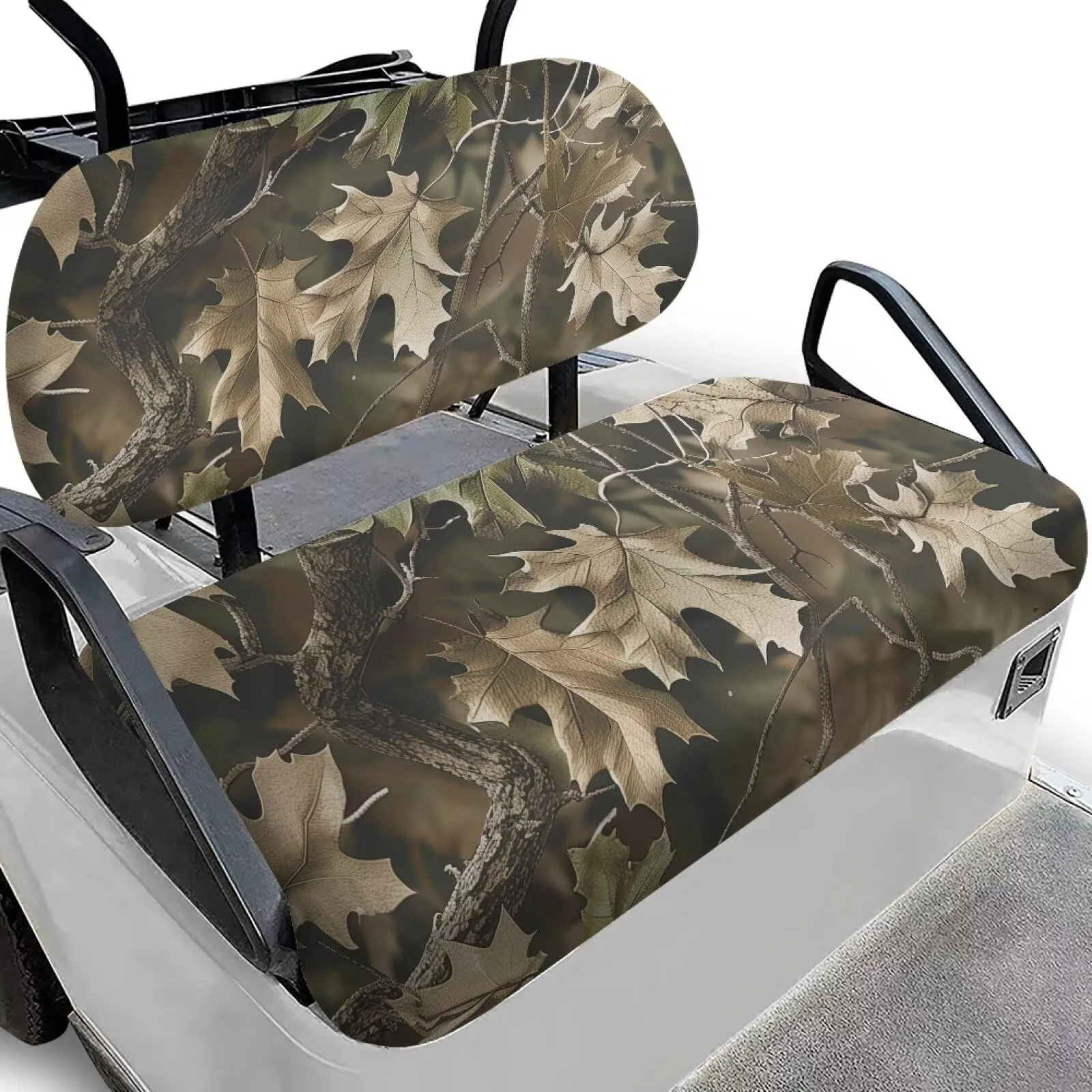 Quidrwyo Maple Leaf Golf Cart Seat Cover Set