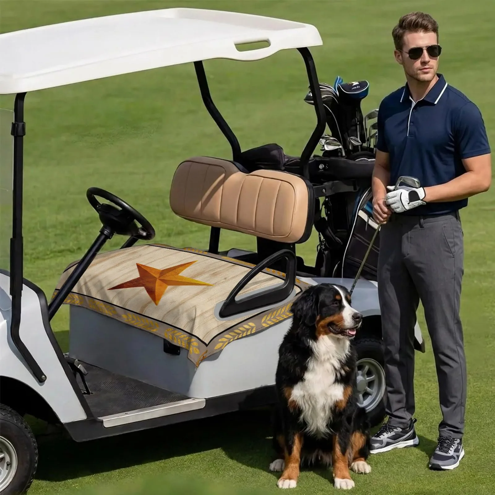 DecorLovee Golf Cart Seat Cover 51 x 31-Inch image 3