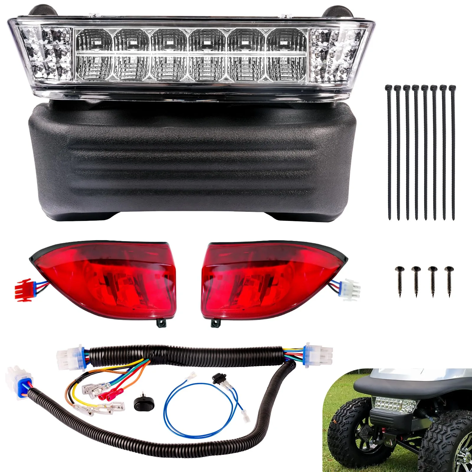 DRIVE UP LED Light Kit for Club Car Precedent 2004-2008.5