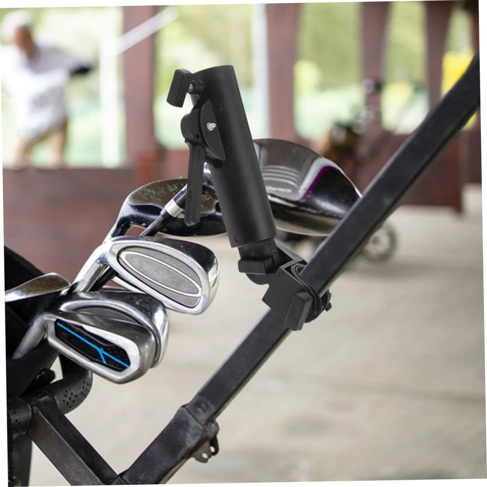 Anneome Adjustable Golf Umbrella Holder Clamp, Black ABS — 203409850JESM032S image 4