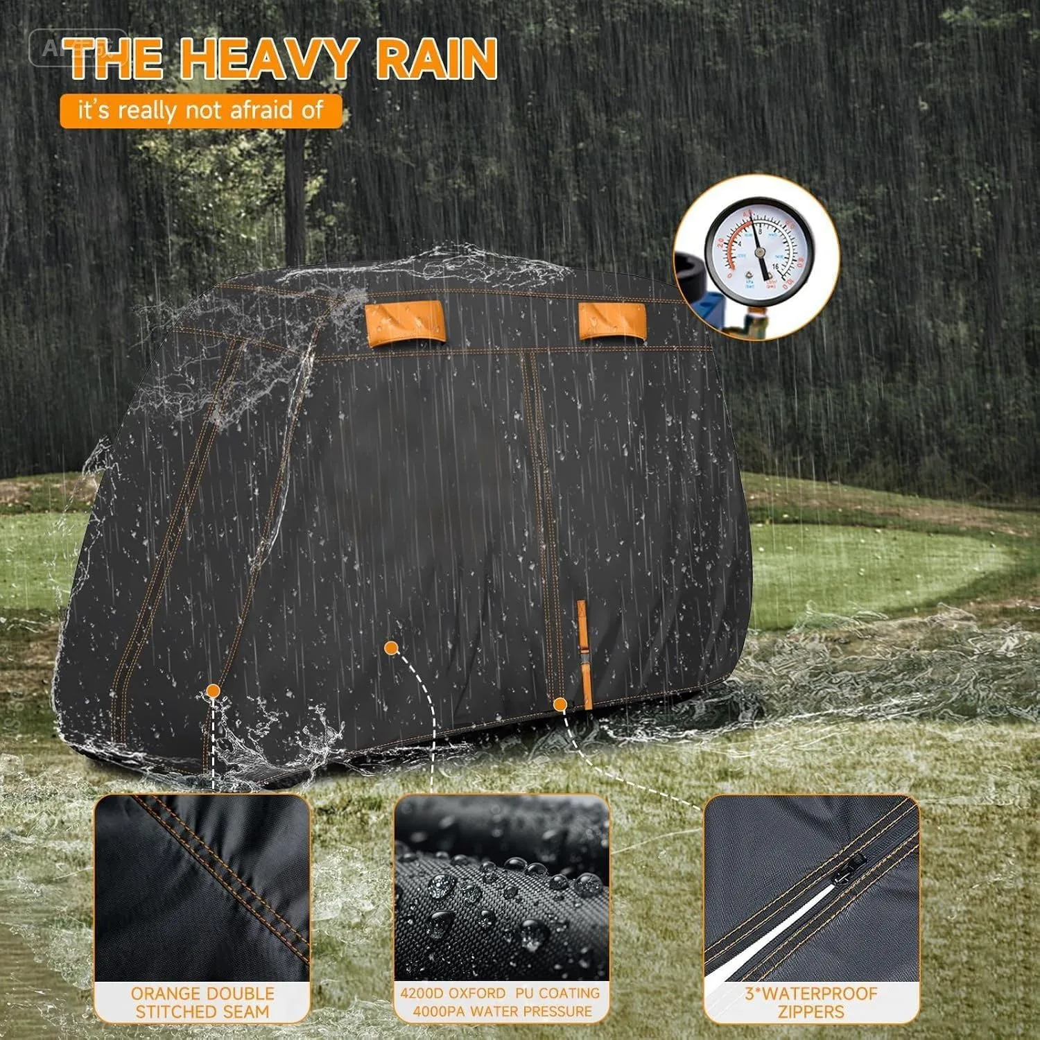 BIANTENIU Waterproof Cover for Cazodor GVX 2 Seater image 3