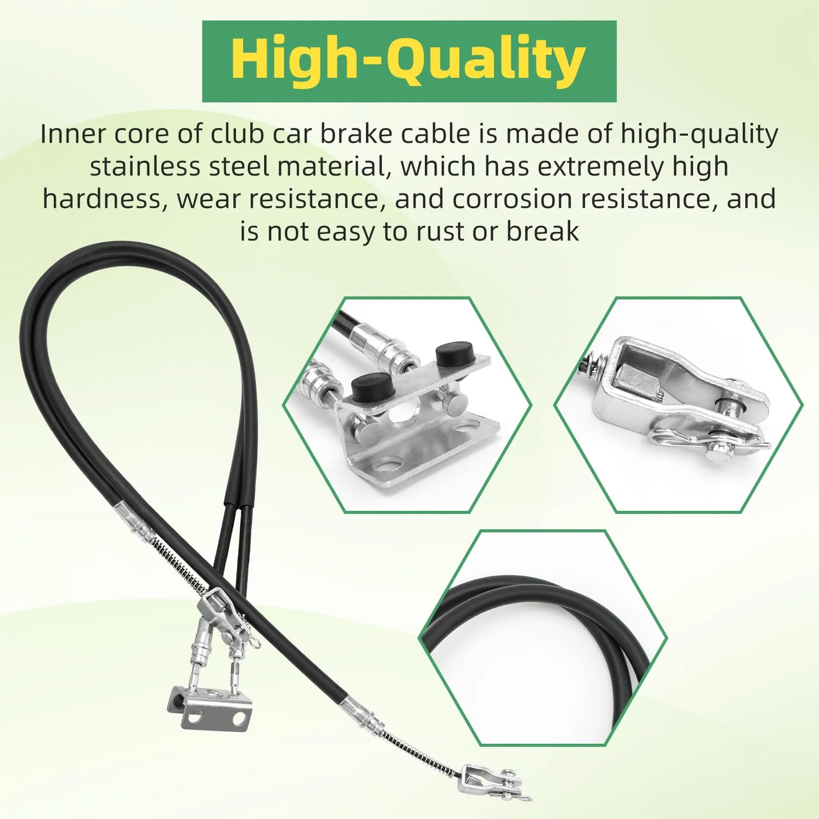 shoudiantong Brake Cable Set for E-Z-GO TXT/Medalist 1994-2008 image 3