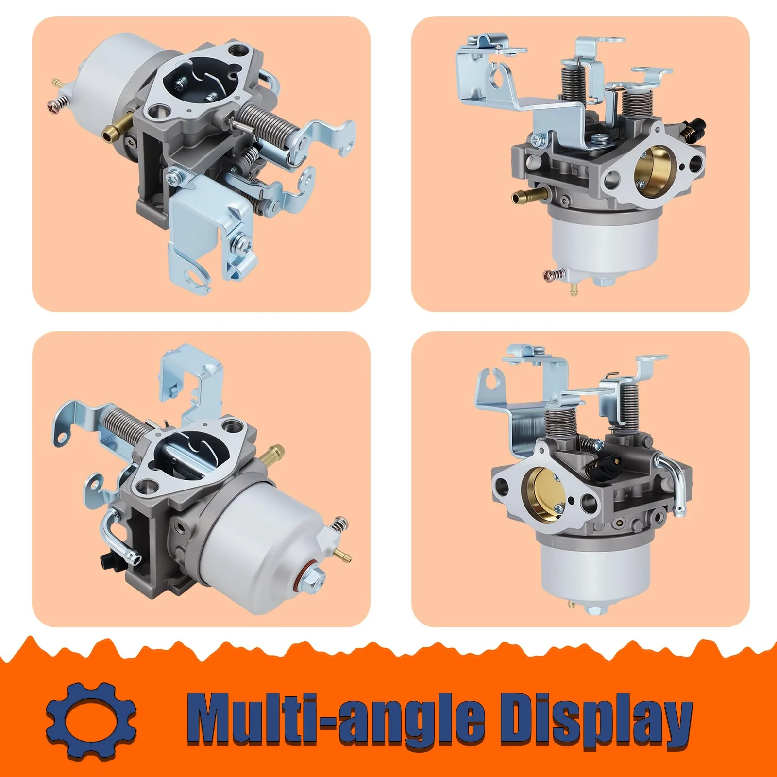 OUAKIKAN Carburetor Kit for Yamaha G16-G21 Golf Carts image 3