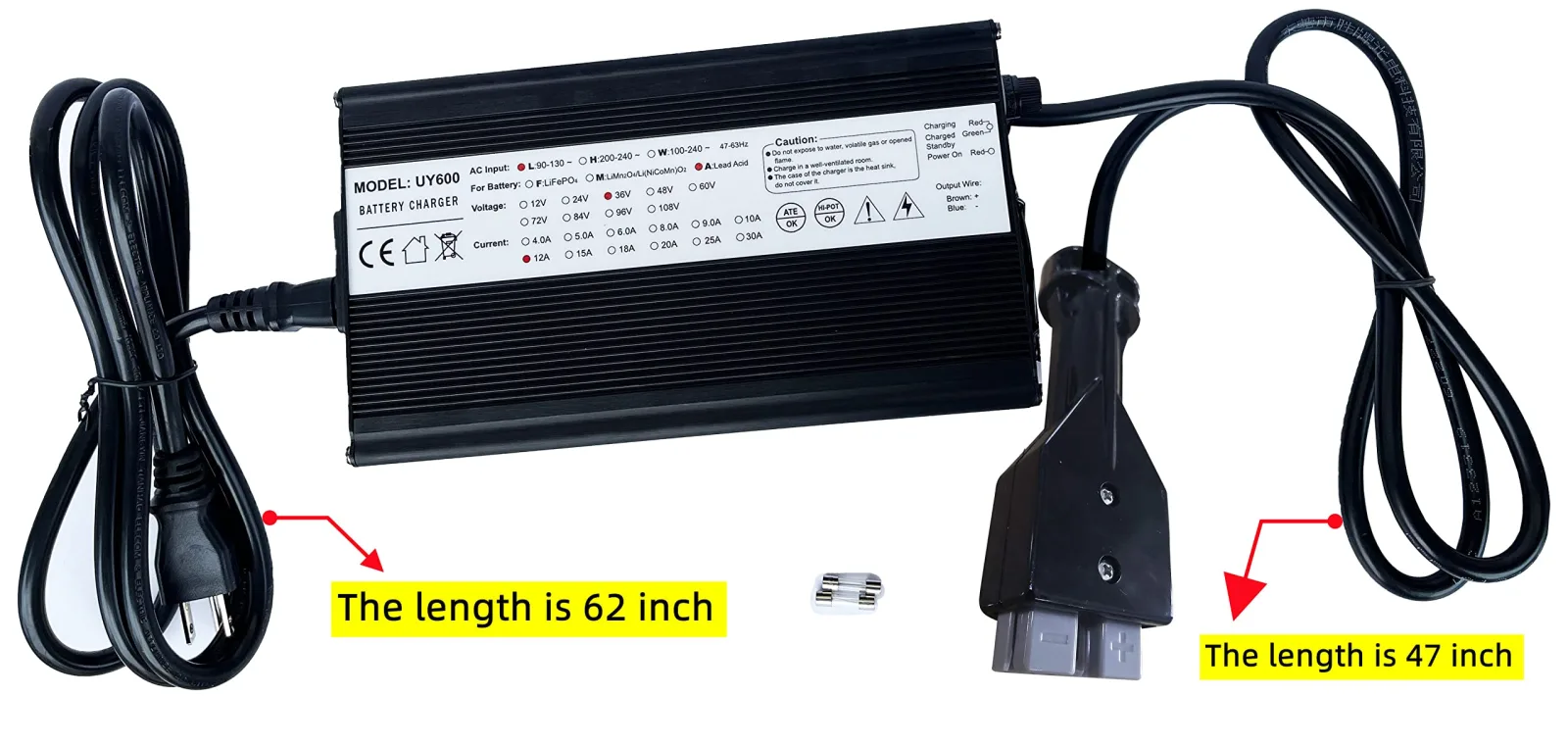Dr.Acces 36V 12A Charger for E-Z-GO Marathon image 2