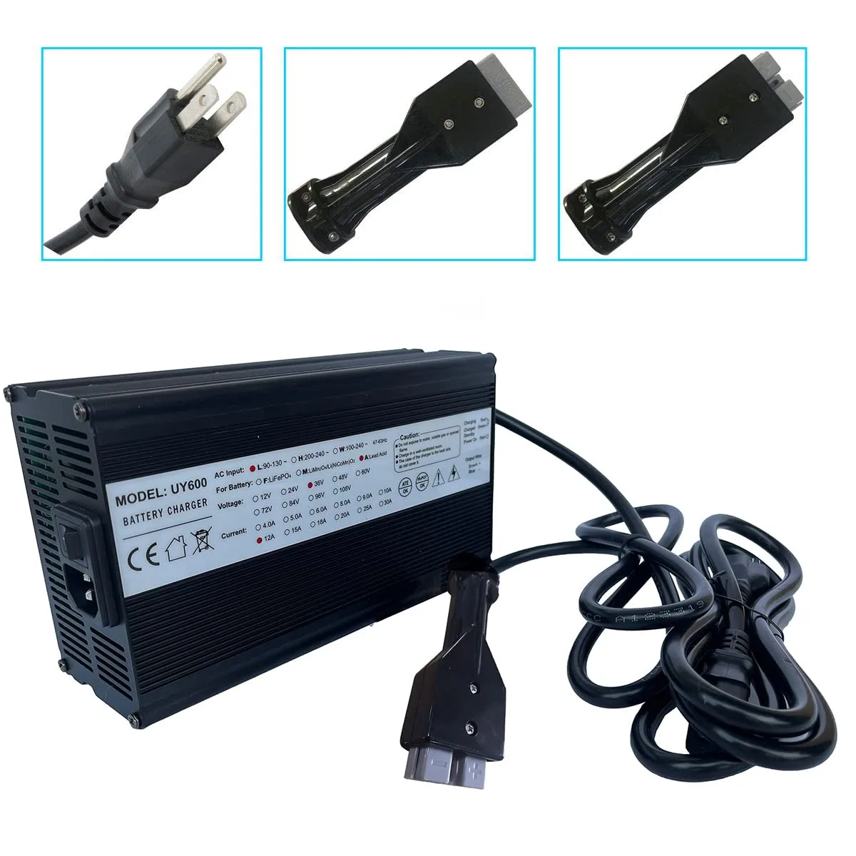 Dr.Acces 36V 12A Charger for E-Z-GO Marathon image 3