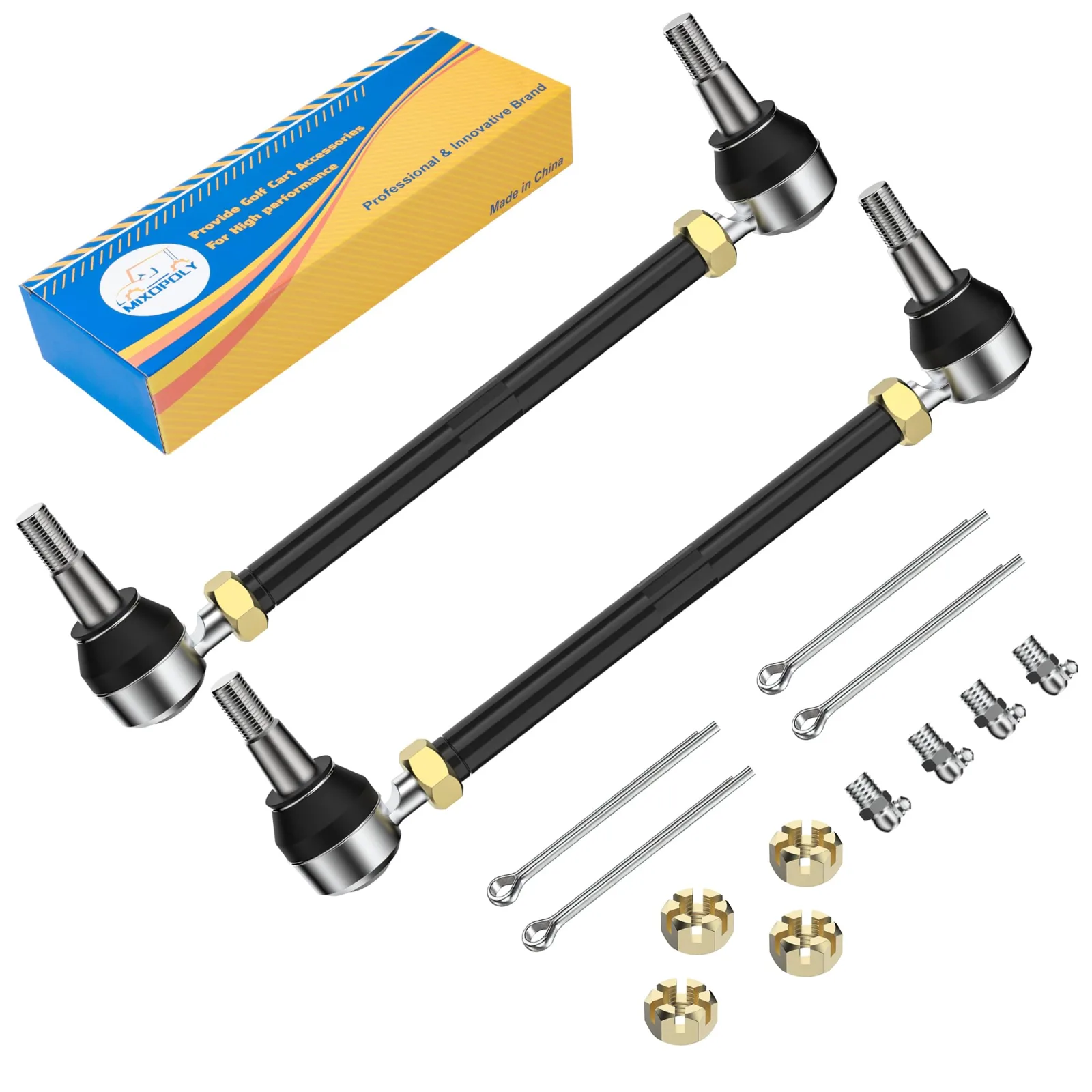 Mixopoly Steering Tie Rod and Shaft Kit for E-Z-GO 1994-2001