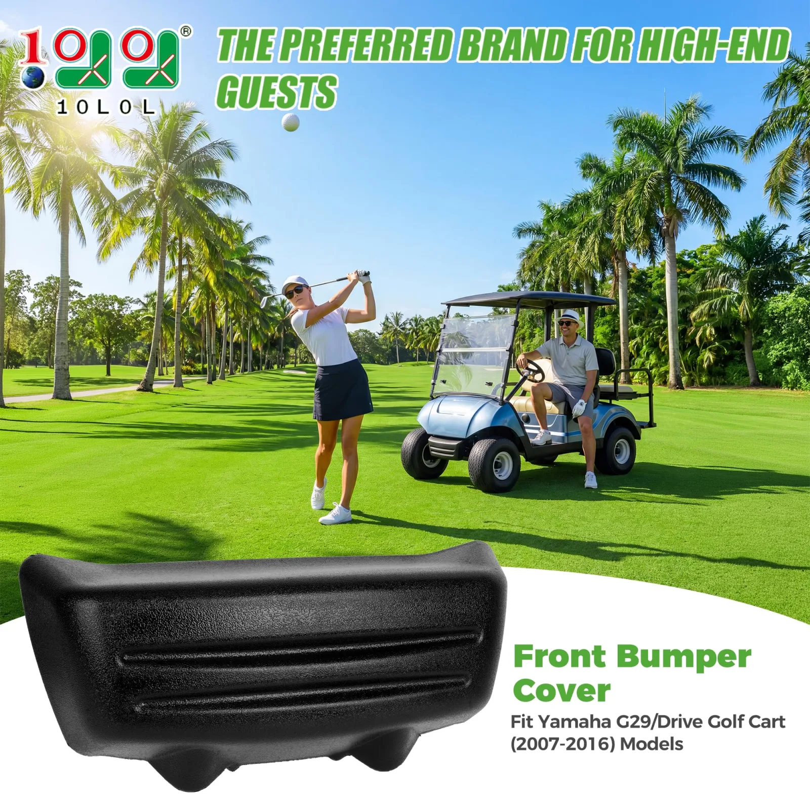 10L0L Front Bumper Cover for Yamaha G29 Drive image 2