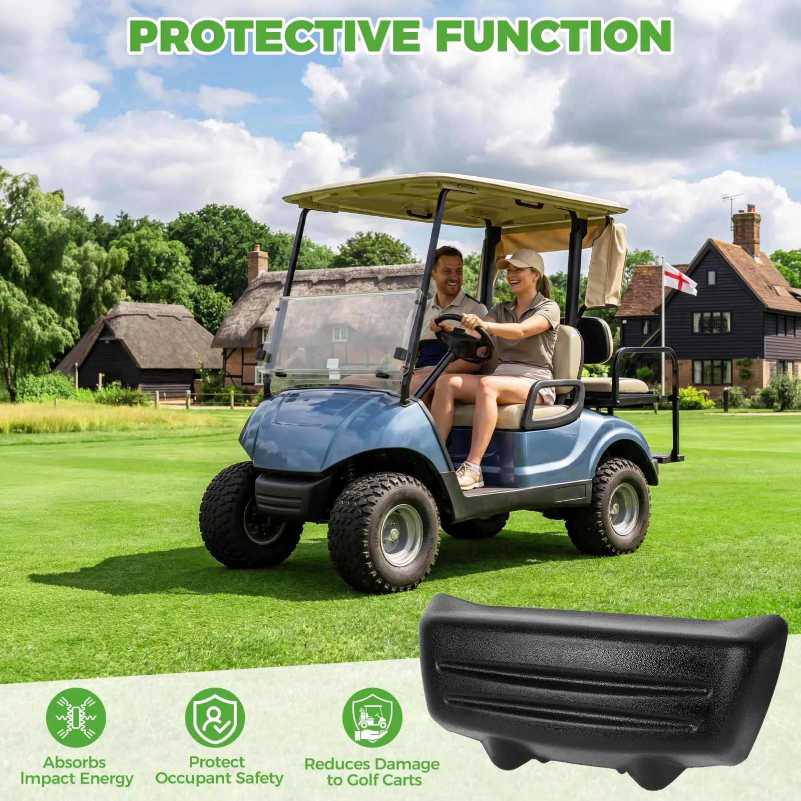 10L0L Front Bumper Cover for Yamaha G29 Drive image 3