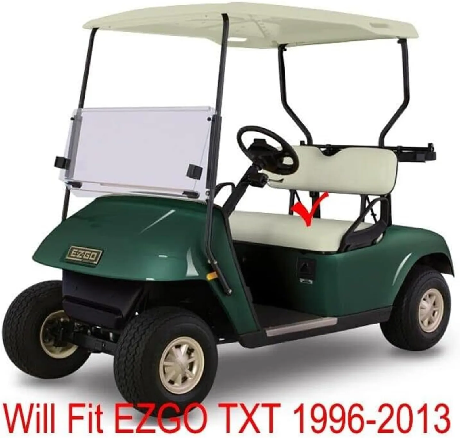 Huskey Front Seat Cushion Set for E-Z-GO TXT 1994-2013 image 4
