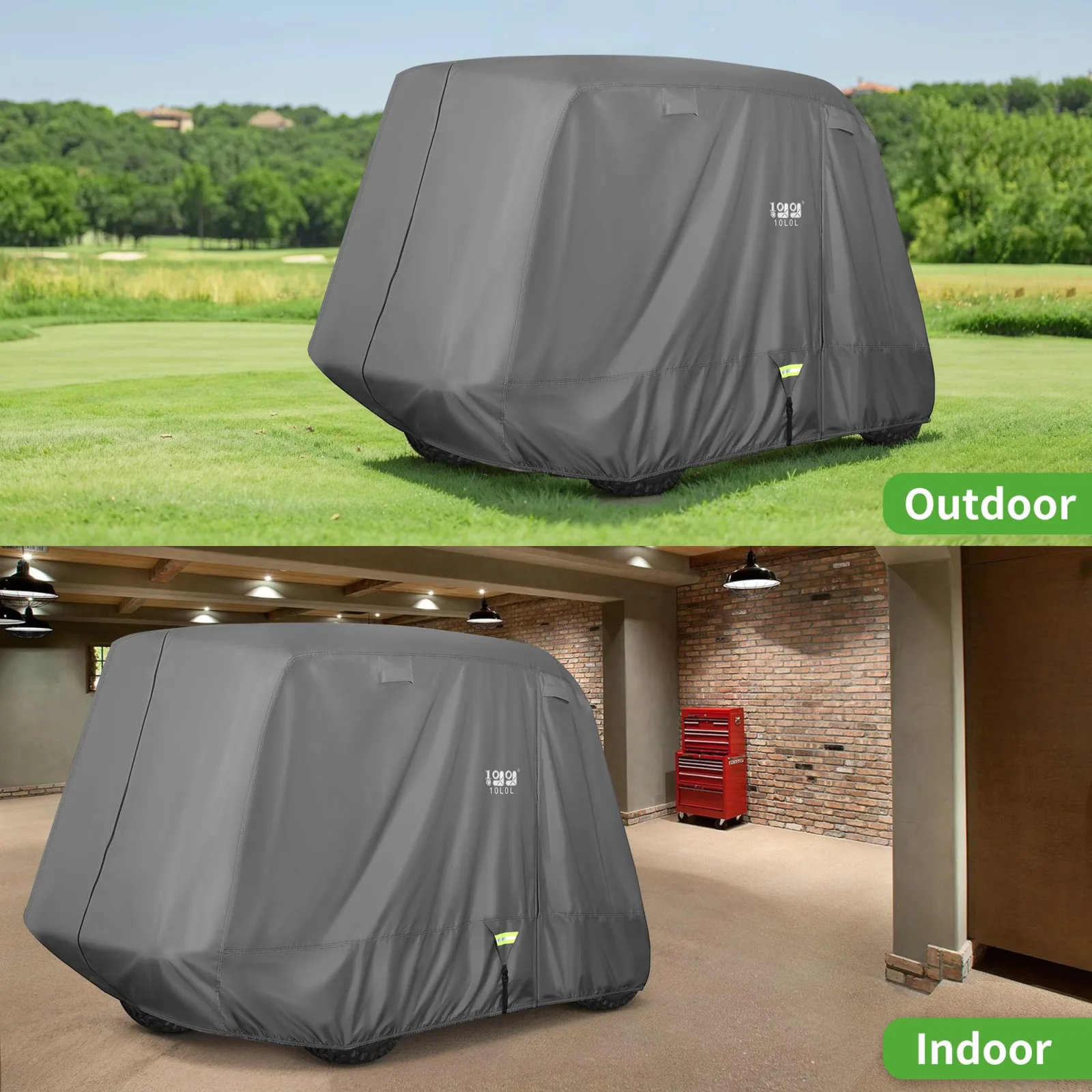 10L0L Heavy-Duty Golf Cart Cover for 2 or 4 Passengers image 3