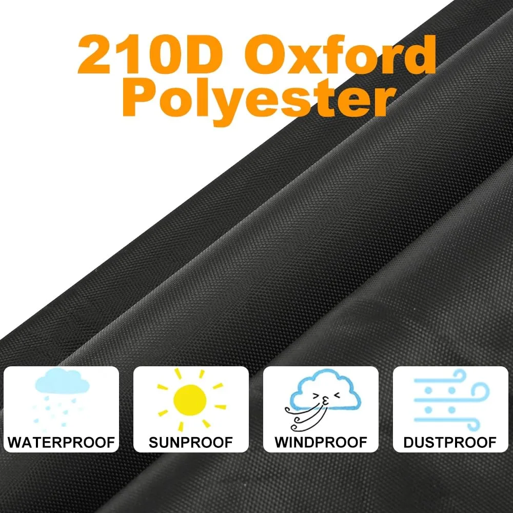 XIMINZ ST-T2425-9 8-Passenger Golf Cart Cover — 210D Oxford Waterproof image 4