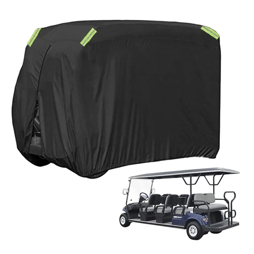 XIMINZ ST-T2425-9 8-Passenger Golf Cart Cover — 210D Oxford Waterproof