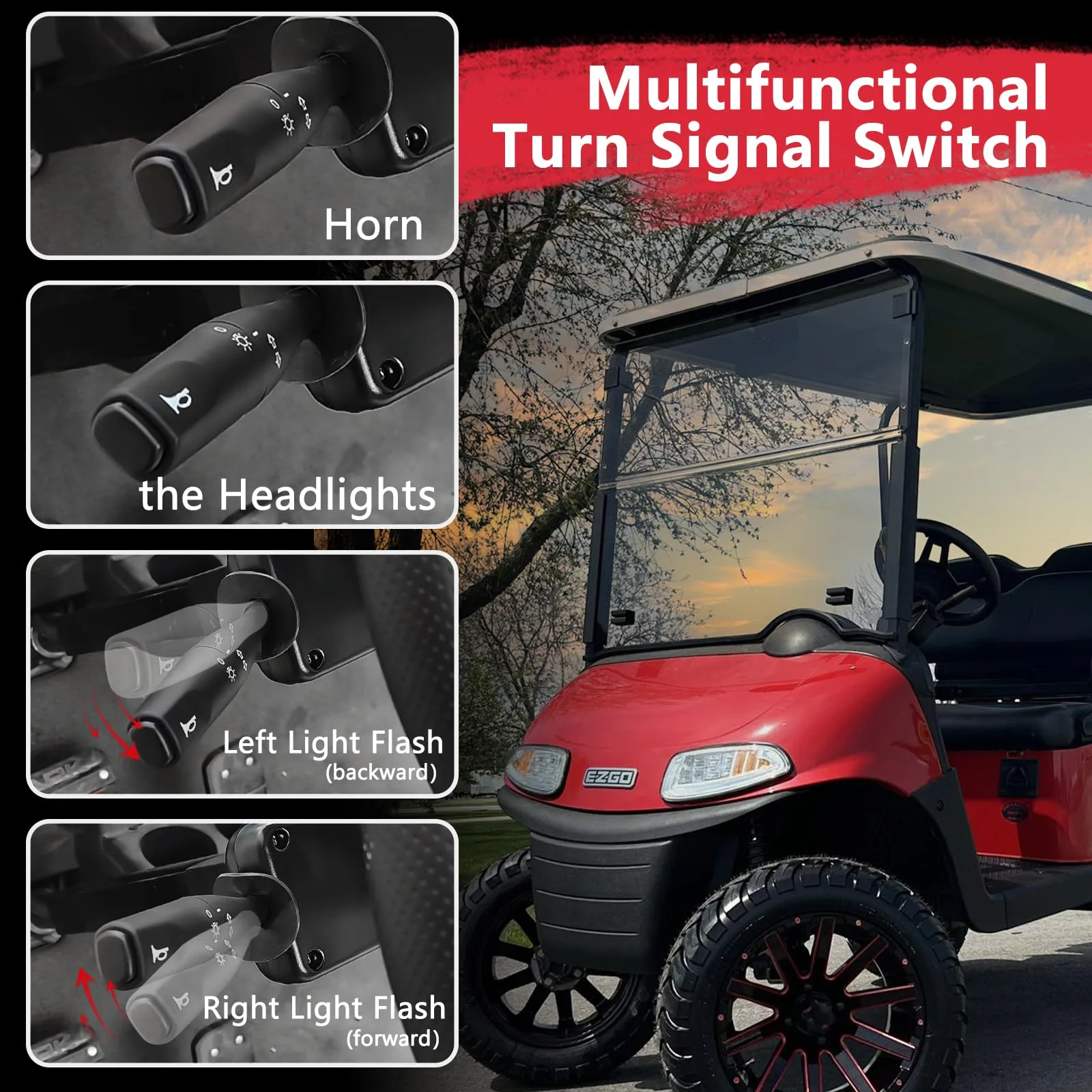 Orle Oko ERD2016+ Deluxe Light Kit for E-Z-GO RXV (2016+) image 2
