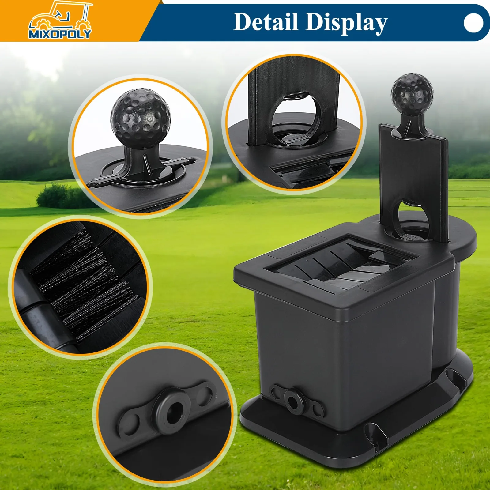 Mixopoly Golf Cart Club Cleaner and Ball Washer Kit image 3
