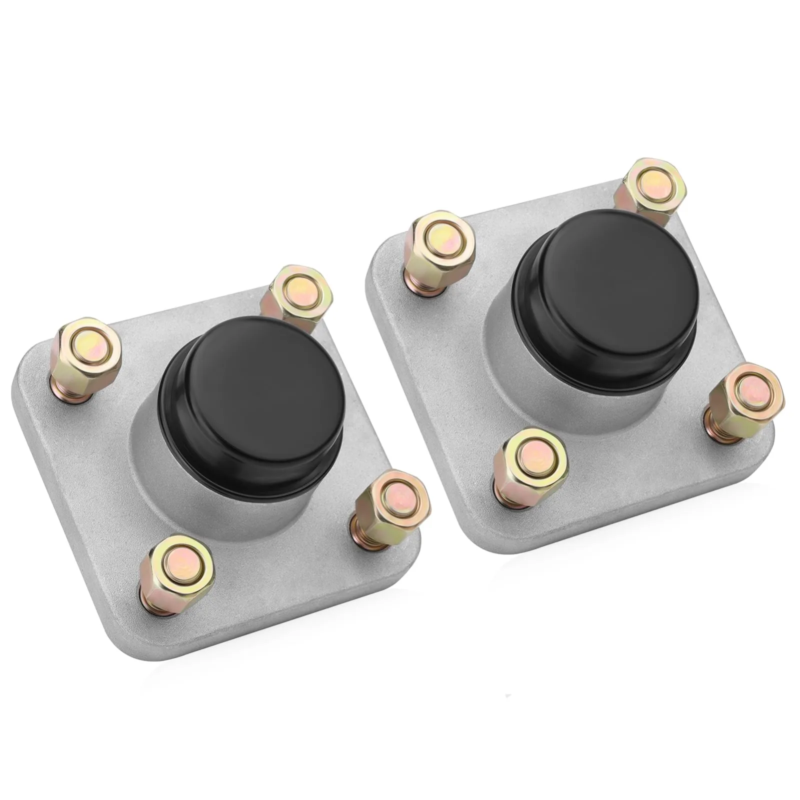 M MATI Yamaha Golf Cart Front Wheel Hub and Cap Set