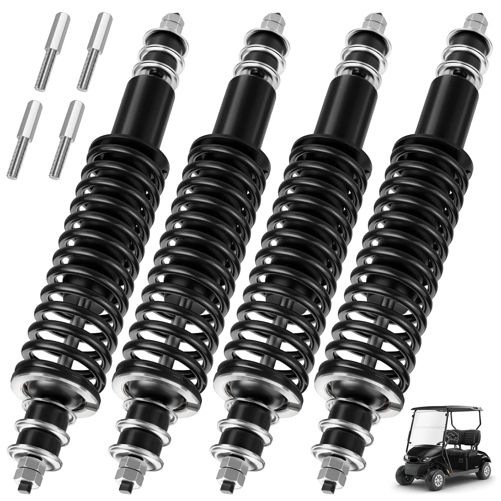 LEAPGOMAX Shocks for E-Z-GO TXT Medalist, 4-Piece Set
