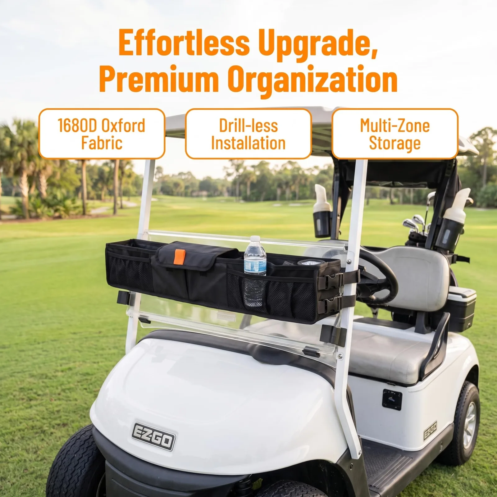 Generic Golf Cart Front Storage Tray Organizer CQSN-0001 image 2