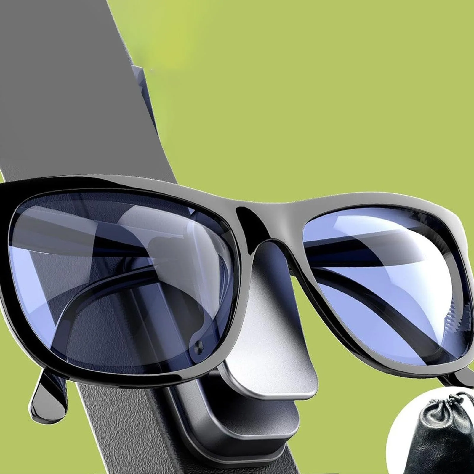 blloocod Aluminum Golf Cart Sunglass Holder Clip image 3