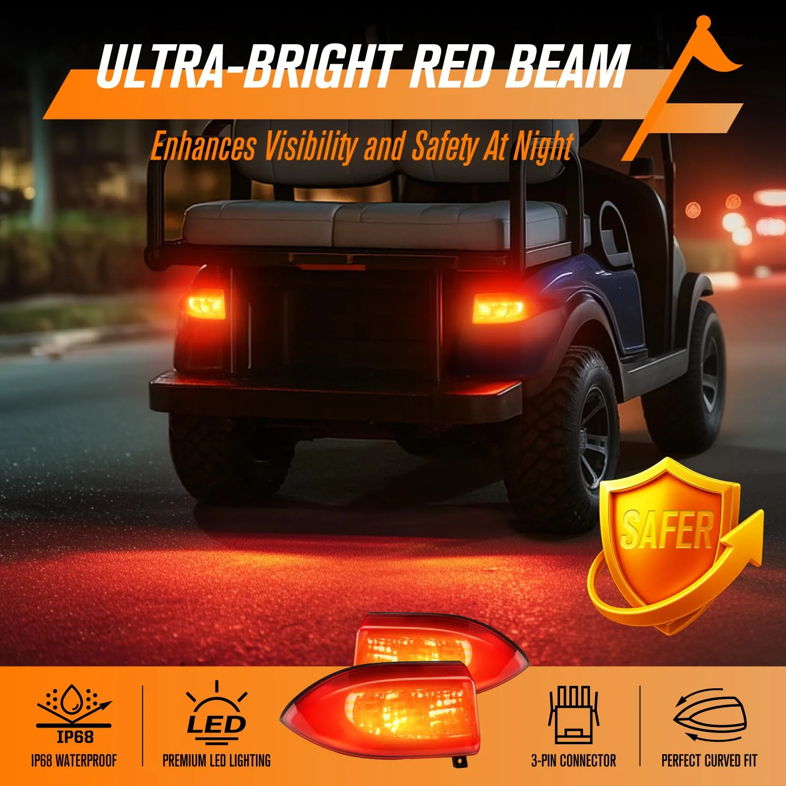 GODCTSUP Club Car Precedent LED Light Kit 2004-Up image 3
