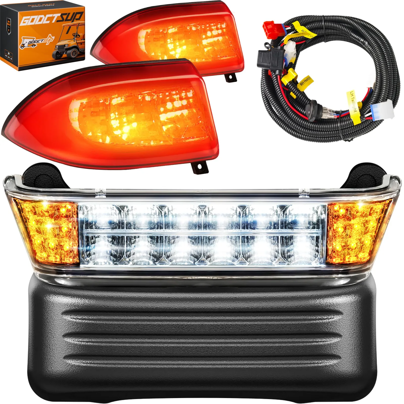 GODCTSUP Club Car Precedent LED Light Kit 2004-Up