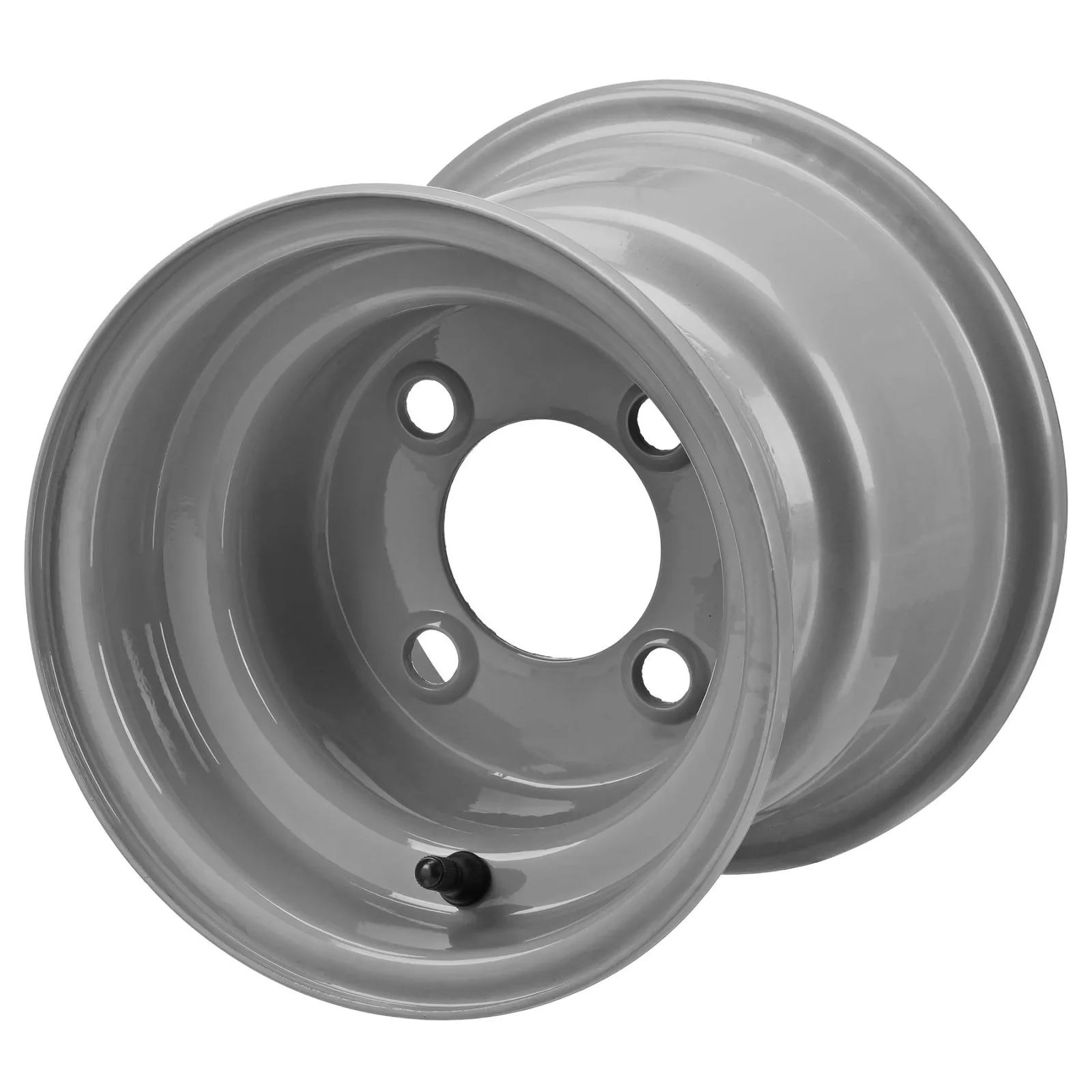 RM Cart 8" Centered Gray Steel Wheel with 18x8.50-8 LSI Elite Tire (Set of 4) image 2