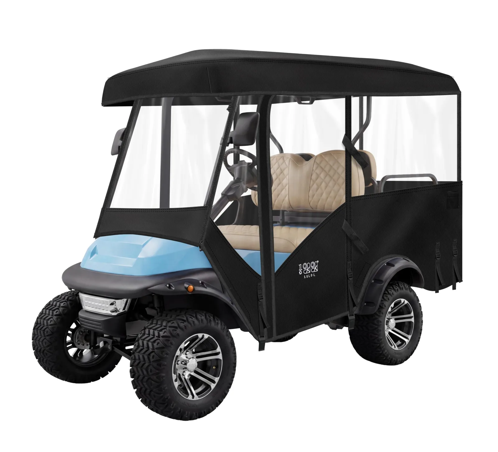 10L0L ACC-F55-L-SZ 2+2 Golf Cart Enclosure
