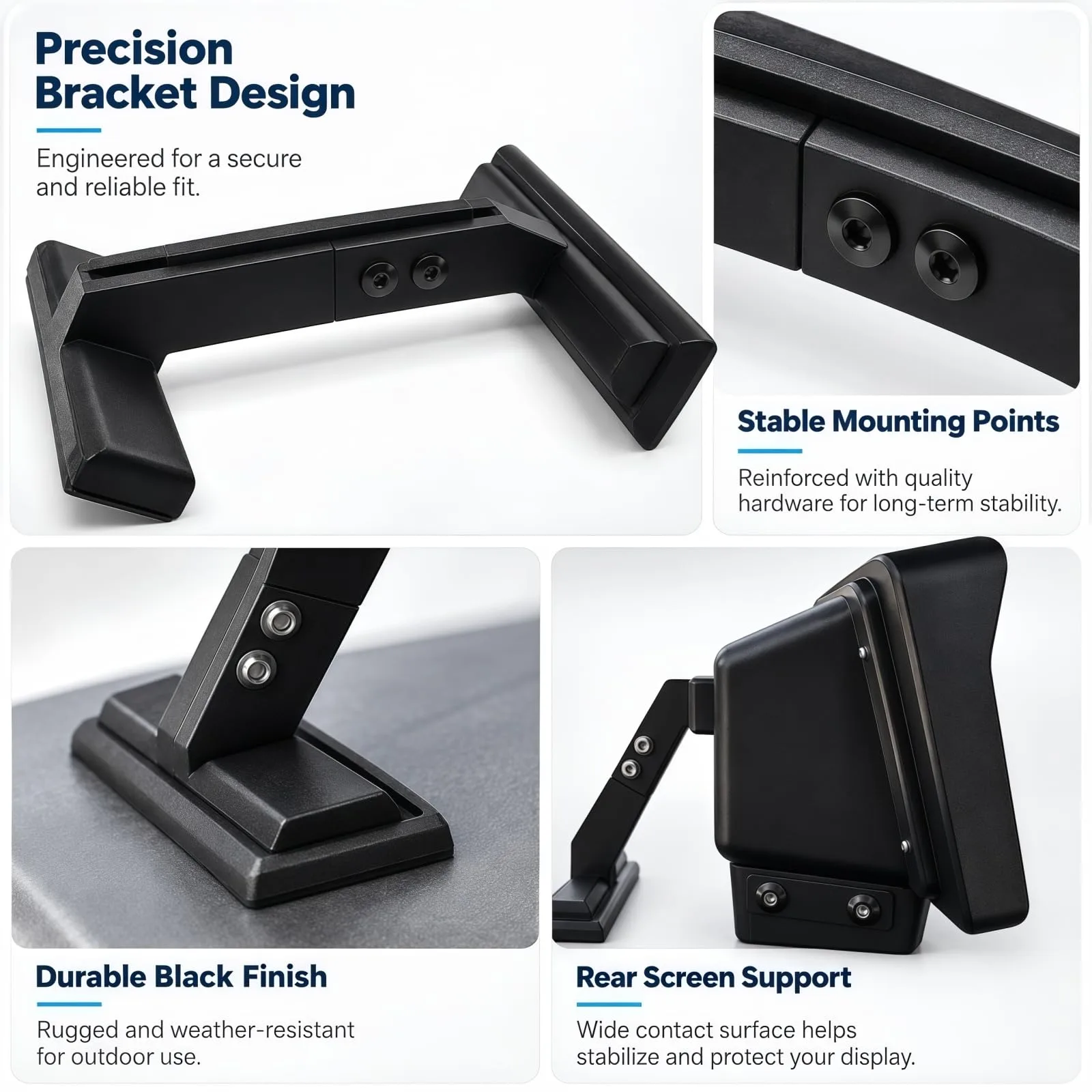 Generic Screen Stabilizer Bracket for Denago Golf Cart image 3